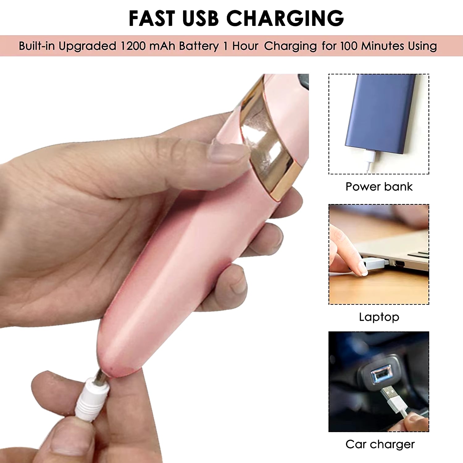 Electric Callus Remover for Feet, Rechargeable Foot File Pedicure Tool, Portable Foot Callus Remover Waterproof Profess,Pedicure
