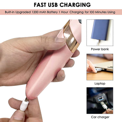 Electric Callus Remover for Feet, Rechargeable Foot File Pedicure Tool, Portable Foot Callus Remover Waterproof Profess,Pedicure