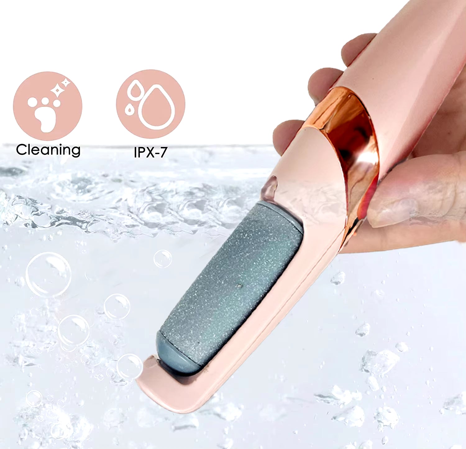 Electric Callus Remover for Feet, Rechargeable Foot File Pedicure Tool, Portable Foot Callus Remover Waterproof Profess,Pedicure